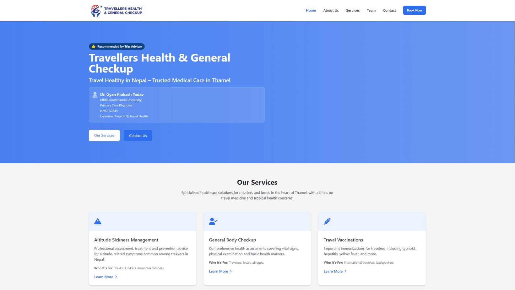 Travellers Health & General Checkup