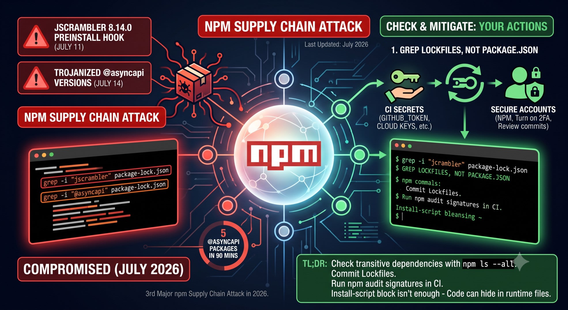 npm supply chain attack