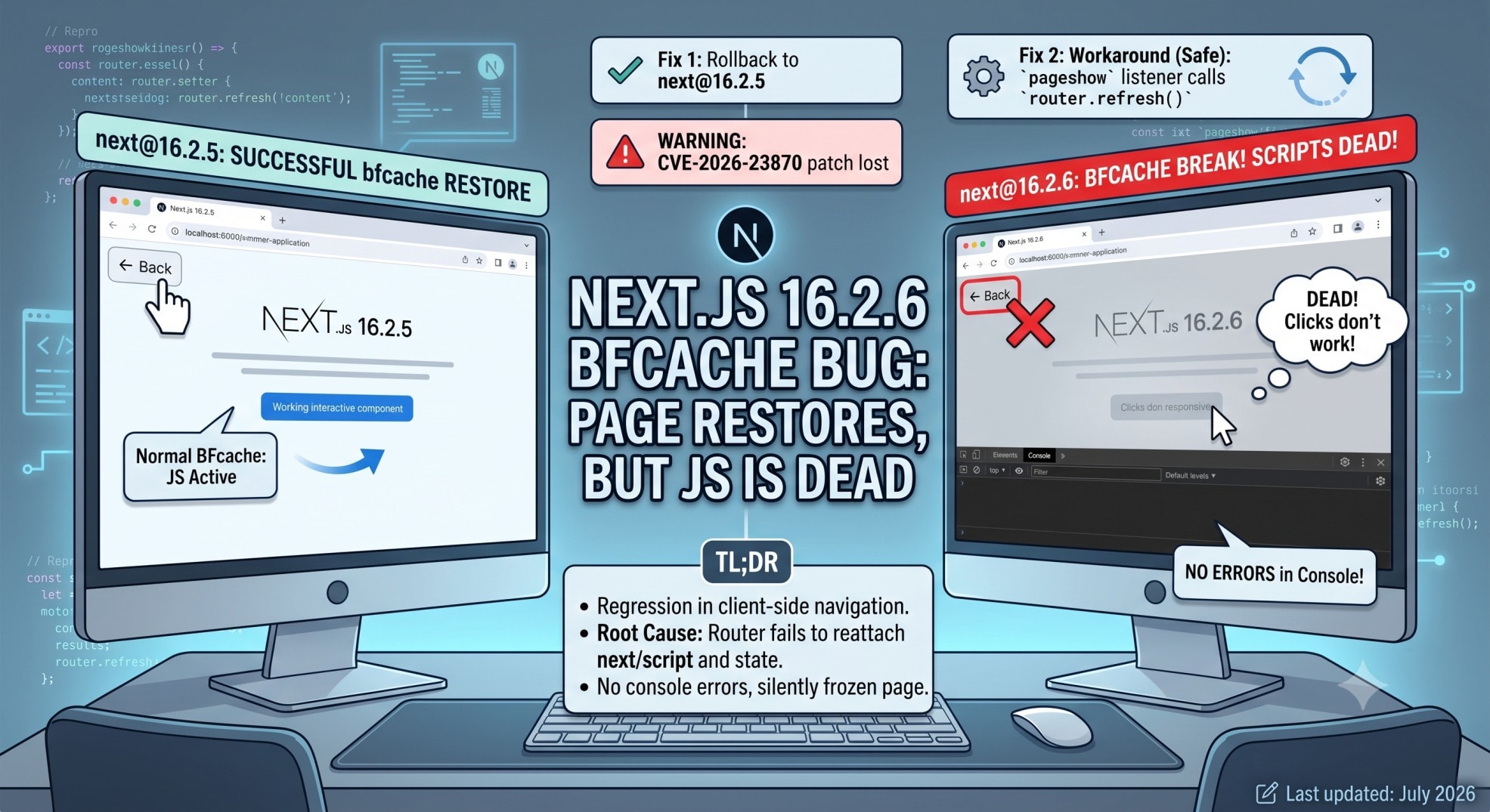 Next.js 16.2.6 Bfcache