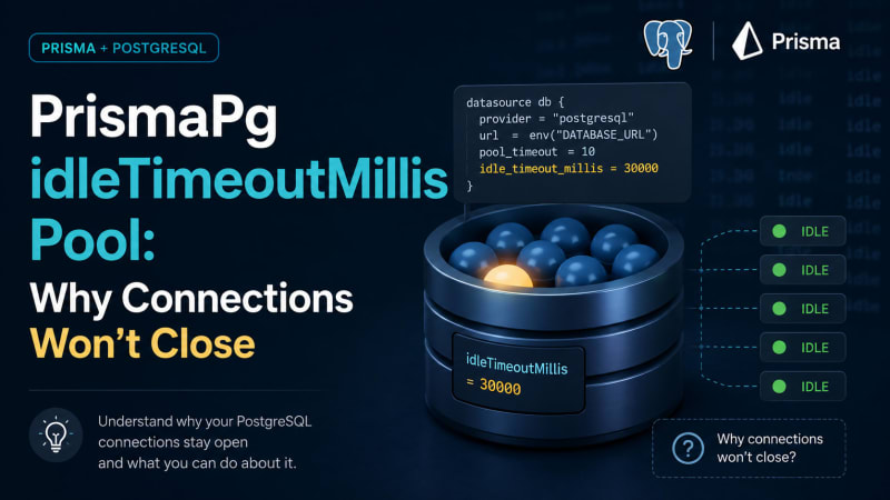 PrismaPg idleTimeoutMillis Pool: Why Connections Won't Close – SkillDham