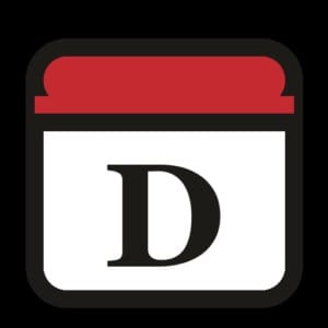 Detalj fra Dagsblikks kalenderlogo