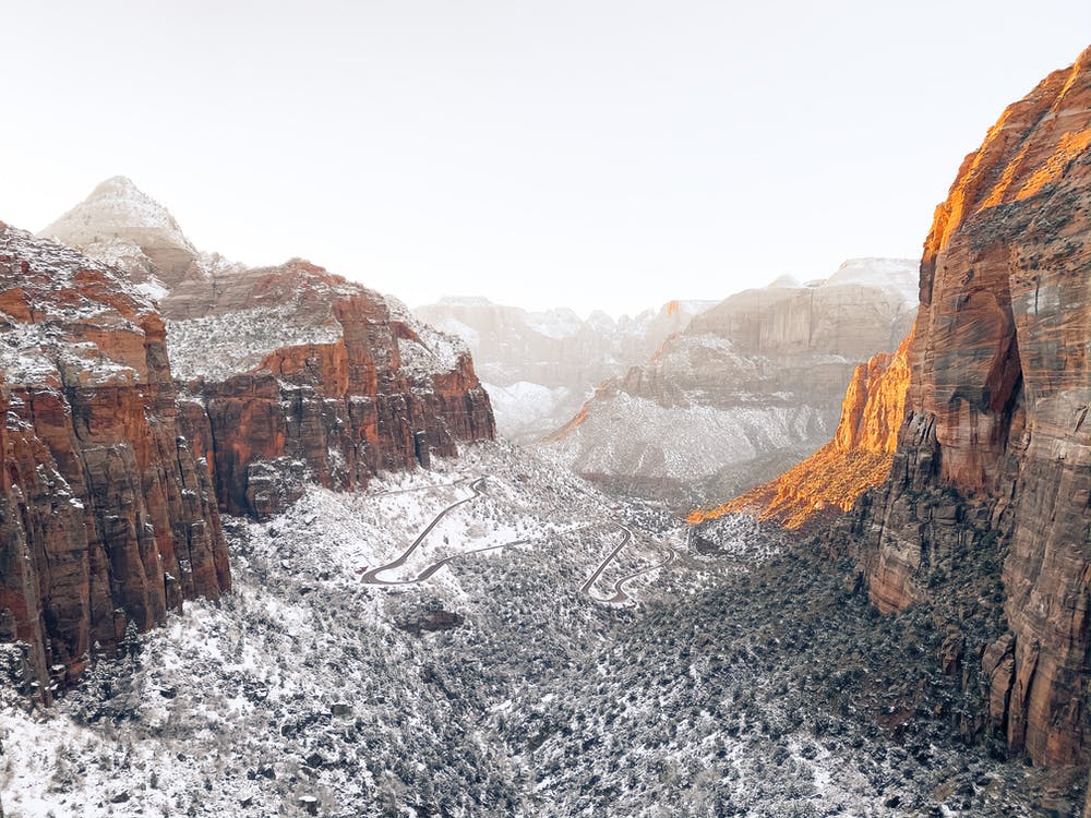 canyon congelado