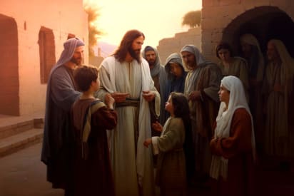 Jésus guérit la fille de Norana