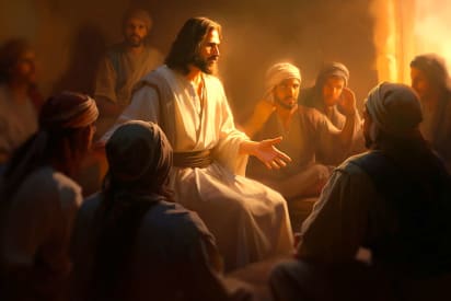 Jésus raconte la parabole du fils prodigue