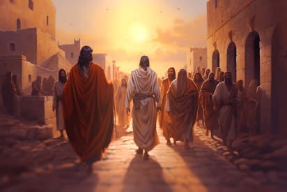 Jesus and the Twenty-Four Teach in Sidon