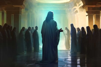 La sixième apparition de Jésus