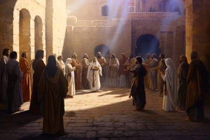 Pierre convoque une réunion - un nouvel apôtre est nommé