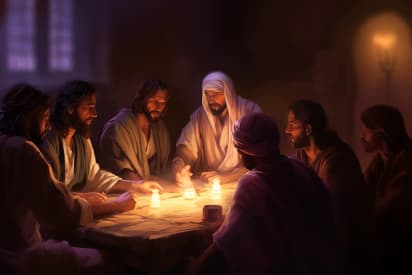 The Last Group Prayer and Preparation for Betrayal
