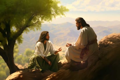 Jésus rencontre le jeune homme qui avait peur