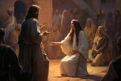 Une femme touche Jésus et est guérie par sa foi