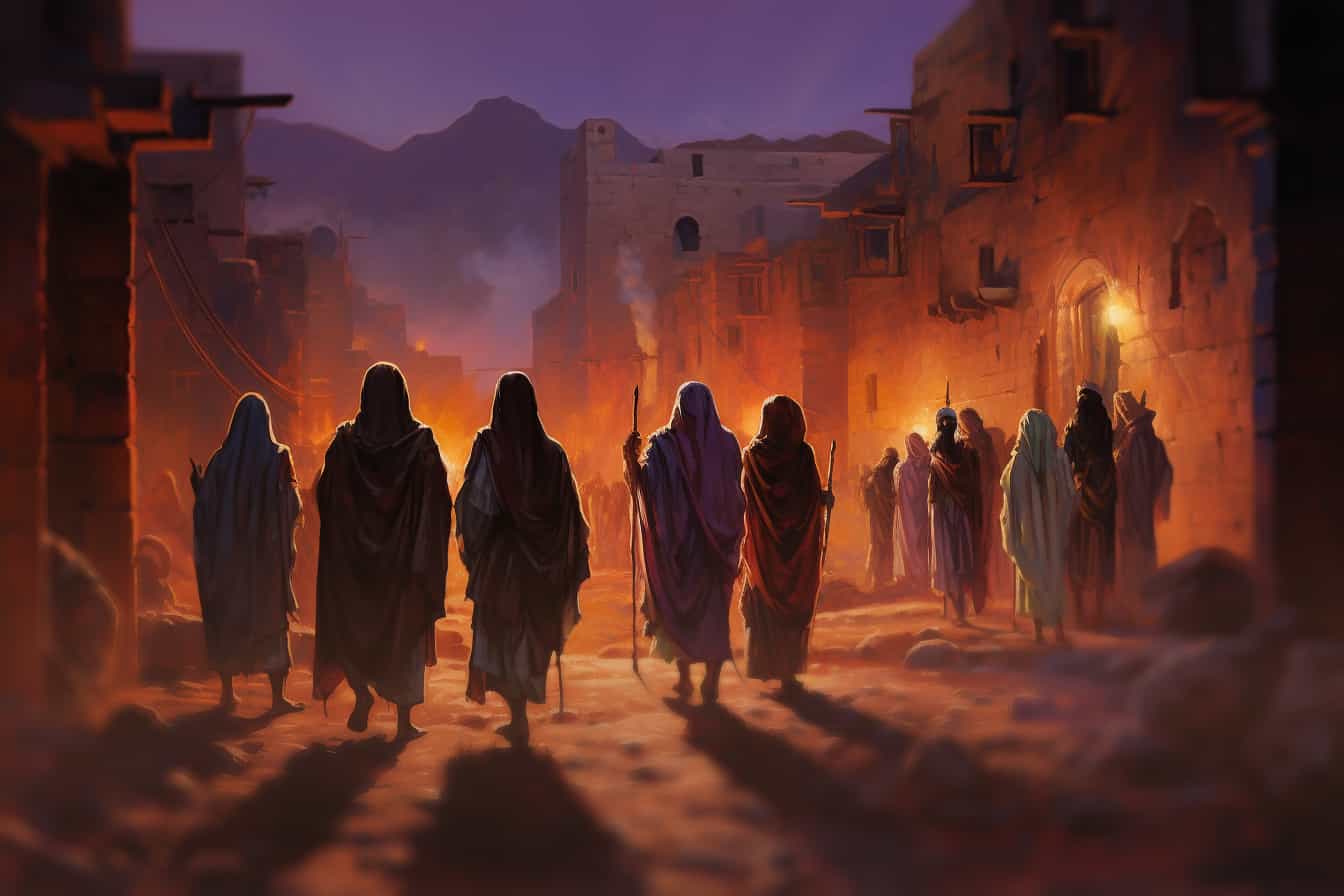 Premier travail des douze apôtres