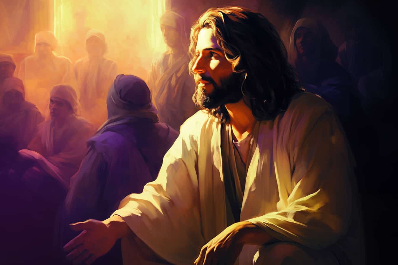 Jésus parle aux apôtres de la richesse