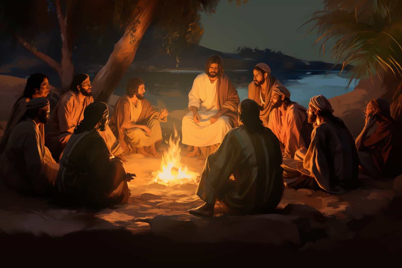 Jesús enseña la parábola del sembrador