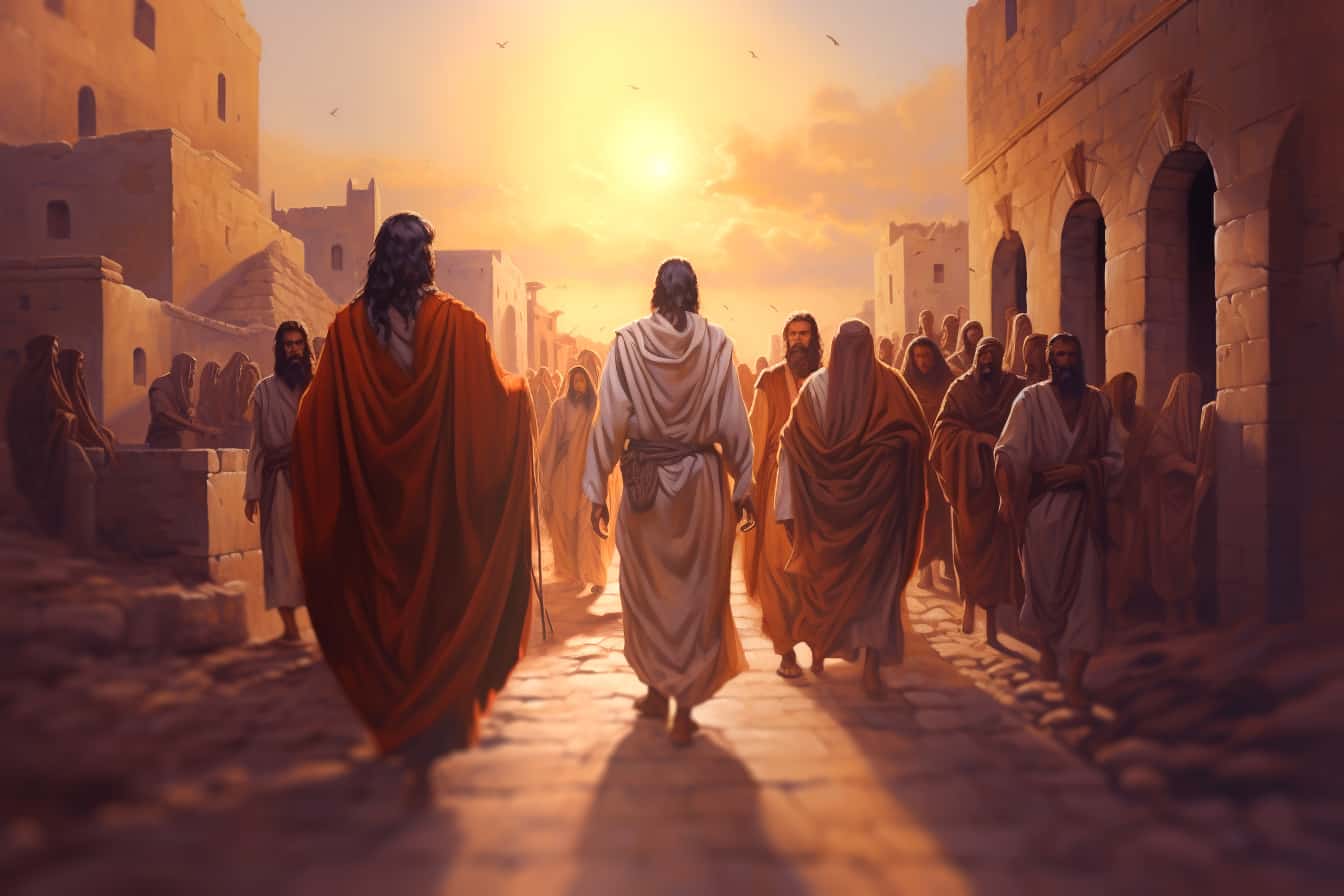 Jesús y los Veinticuatro Enseñan en Sidón