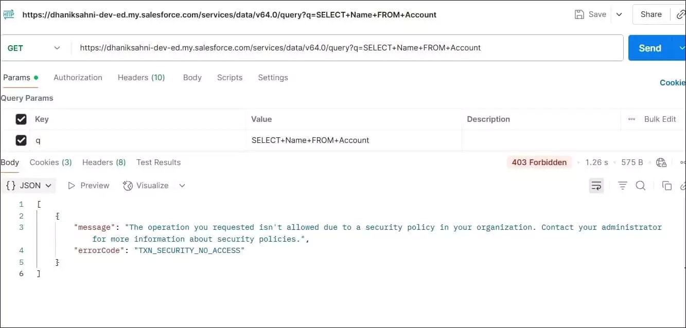 Data Retrieval Block using Transaction Security Policy 