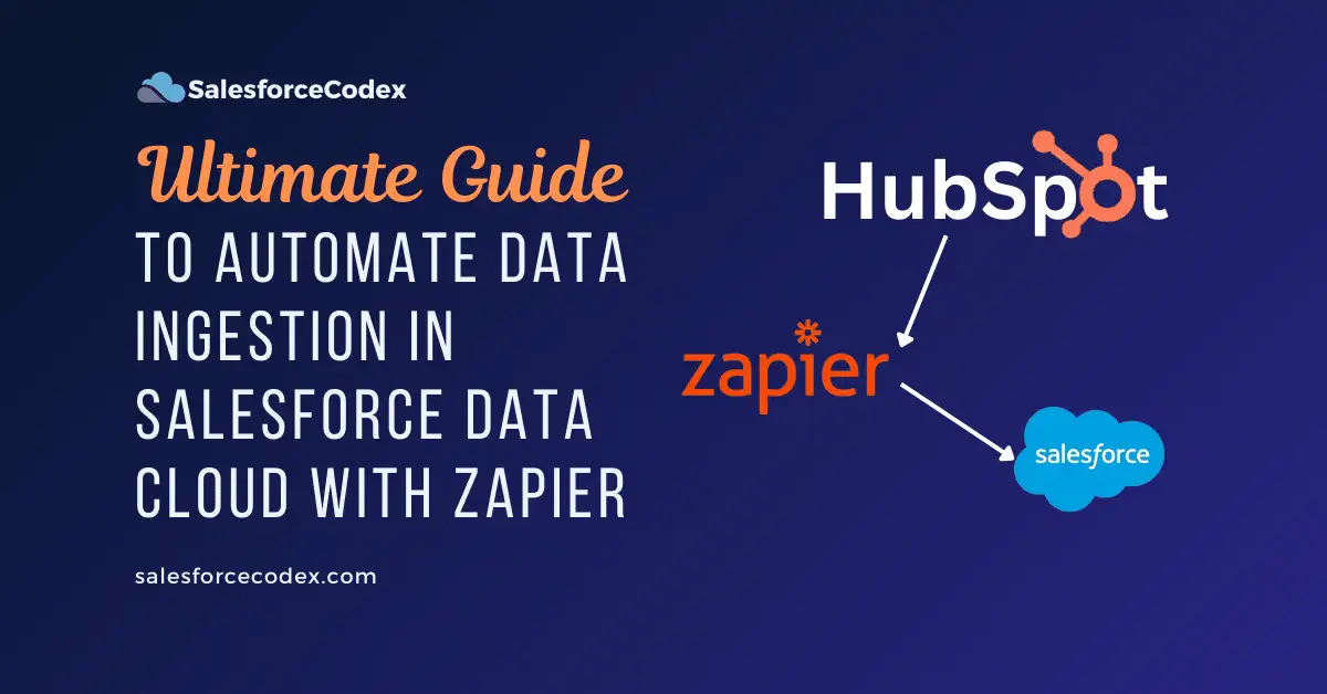 Data Ingestion in Salesforce Data Cloud using Zapier