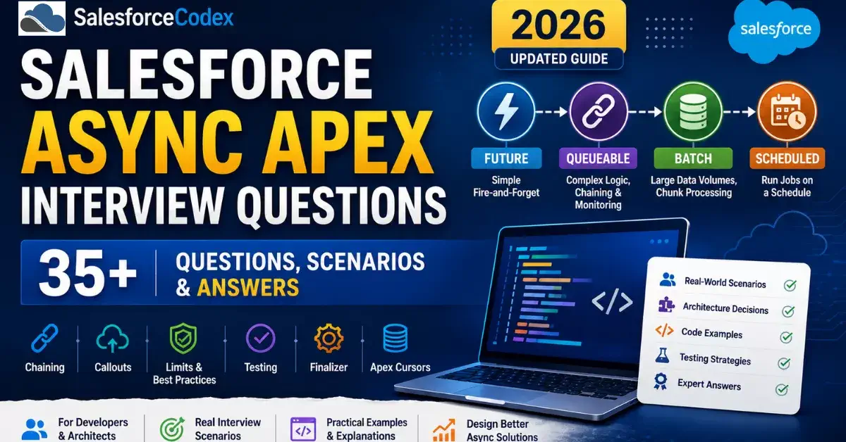 Salesforce Async Apex Interview Questions Salesforce Async Apex Interview Questions