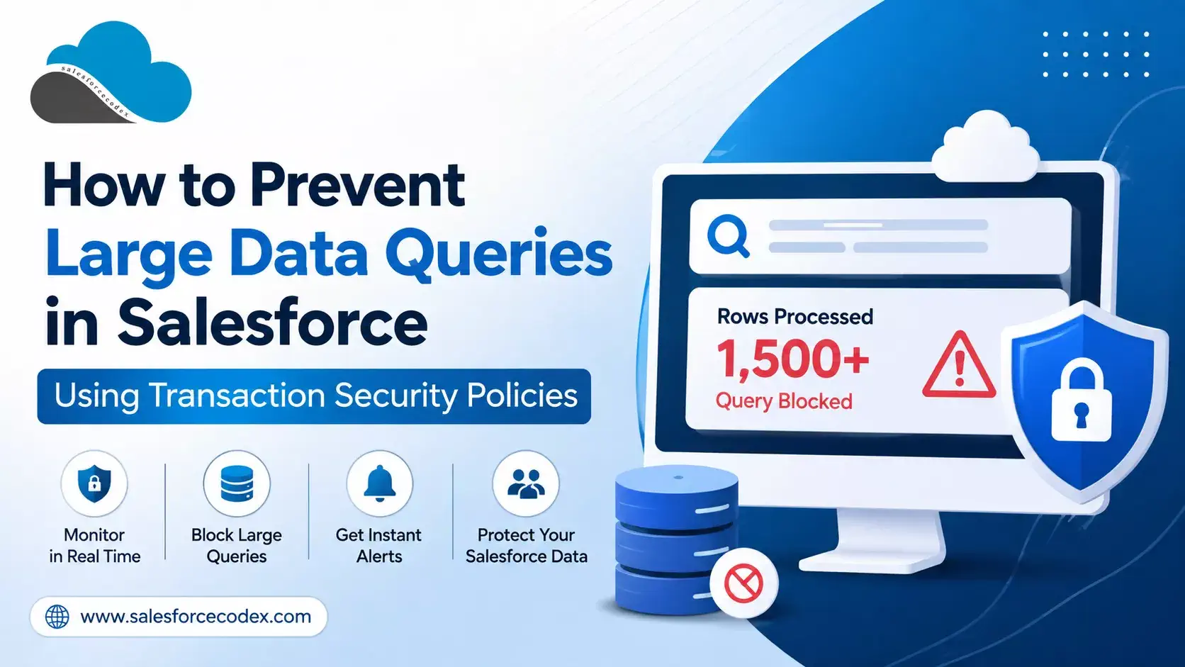 Prevent Large Data Queries in Salesforce Using Transaction Security Policies Prevent Large Data Queries in Salesforce Using Transaction Security Policies
