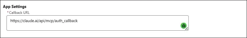 Callback URL in External Client App
