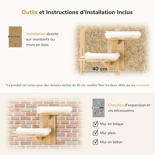 Vue 6 de Fukumaru Etageres Murales Pour