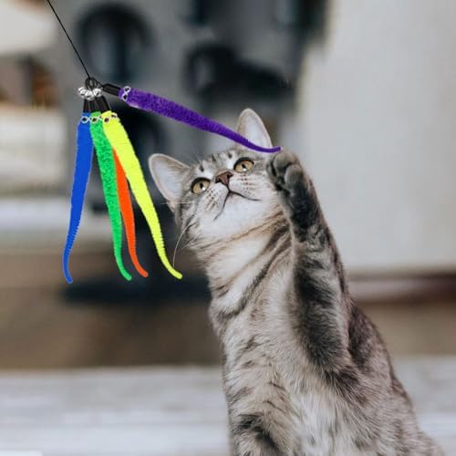 Vue 6 de Pieces Jouet Chat Plumejouet