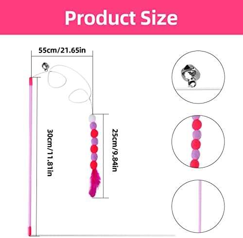 Vue 4 de Cobee Jouets Plumes Chat