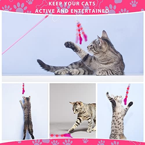 Vue 5 de Cobee Jouets Plumes Chat