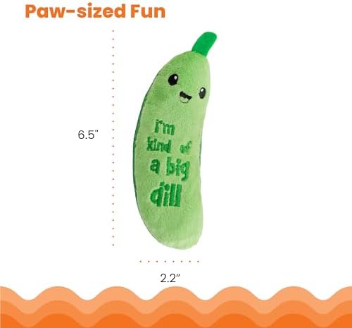 Vue 6 de Petstages Crunchy Pickle Kicker