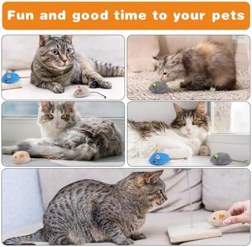 Vue 7 de Adiwo Catnip Jouets Souris