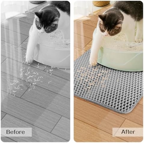 Vue 4 de Tapis Litiere Chat