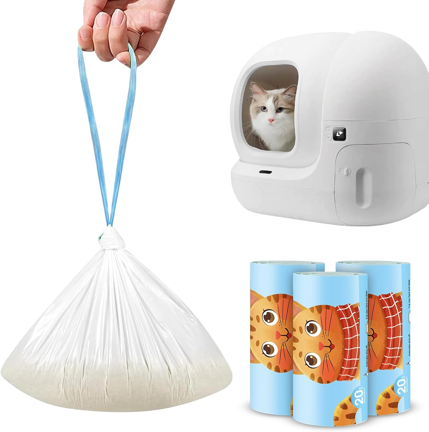 Nathrbtv Sac Litiere Chat