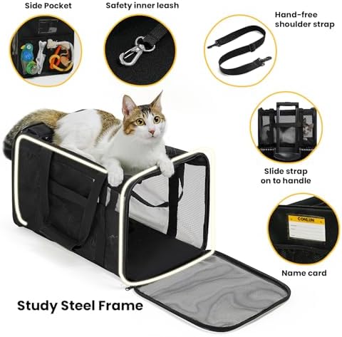 Vue 6 de Conlun Sac Transport Chat