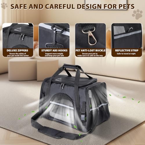 Vue 4 de Romon Sac Transport Chat