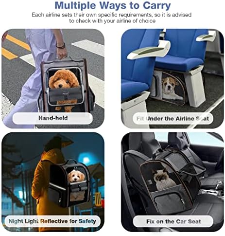 Vue 5 de Lekespring Sac Transport Chat