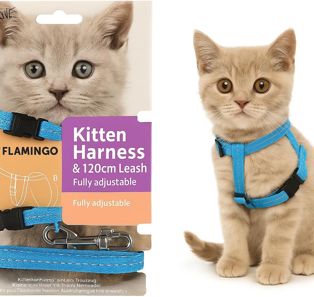 Flamingo Harnais Avec Laisse