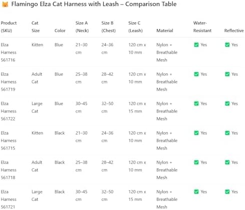 Vue 6 de Flamingo Harnais Avec Laisse