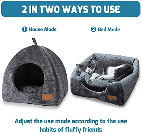 Vue 7 de Grotte Pour Chat Interieur