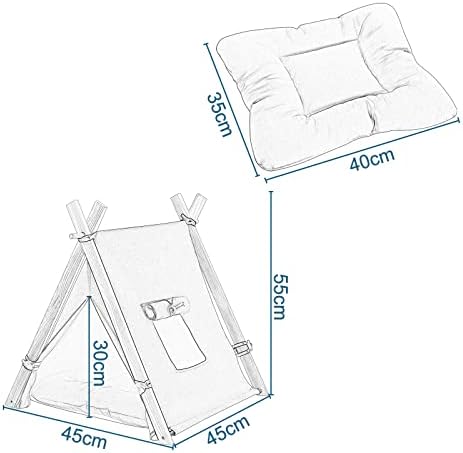 Vue 6 de Eugad Tente Tipi Pour