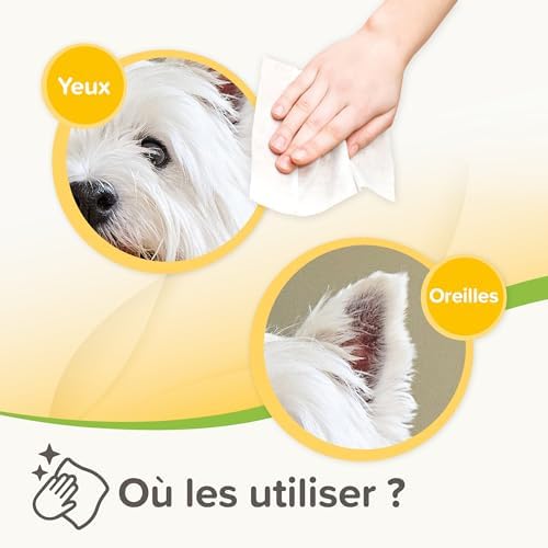 Vue 6 de Beaphar Lingettes Oreilles Yeux