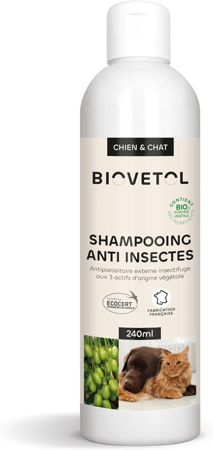 Biovetol Shampoing Soin Antiinsectes