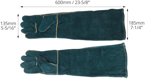 Vue 6 de Qwork Gants Antimorsure Cm