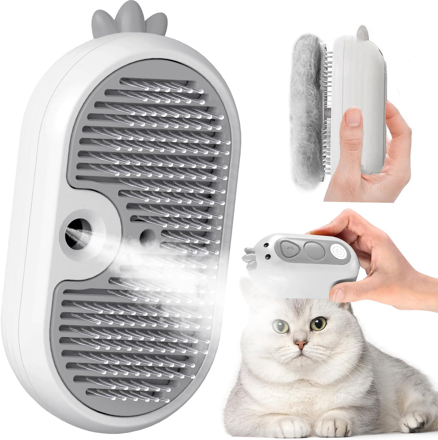 Brosse Chat Vapeur Avec