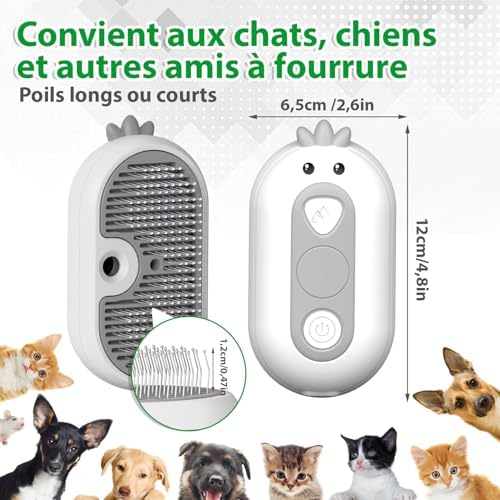 Vue 5 de Brosse Chat Vapeur Avec