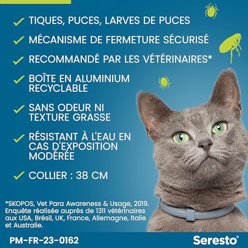 Vue 5 de Seresto Collier Chats Collier