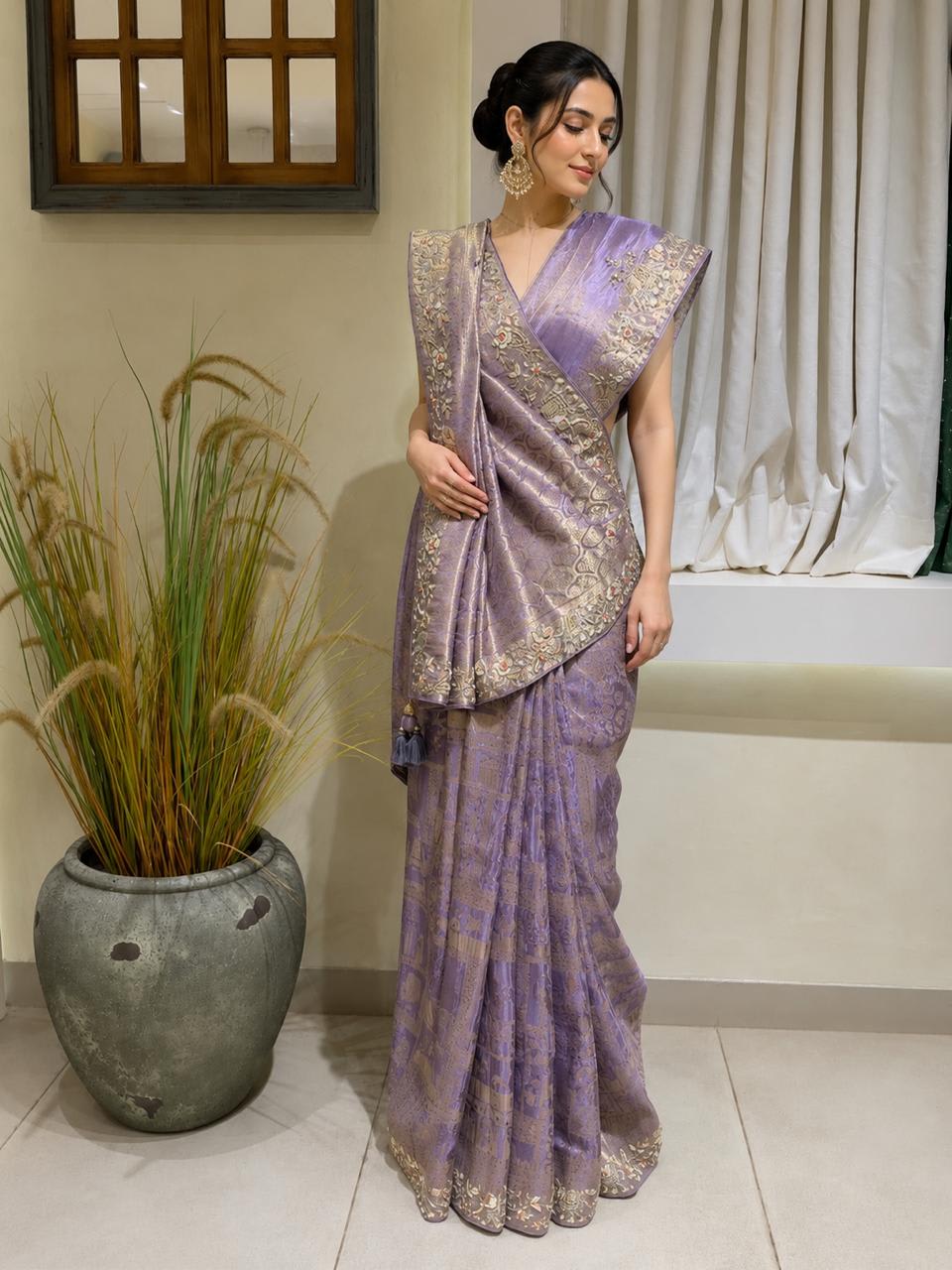 Banarasi tissue Saree