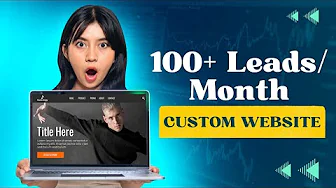 How to Generate 100+ Leads/Month From a Custom Website of Real Estate Agents #shorts