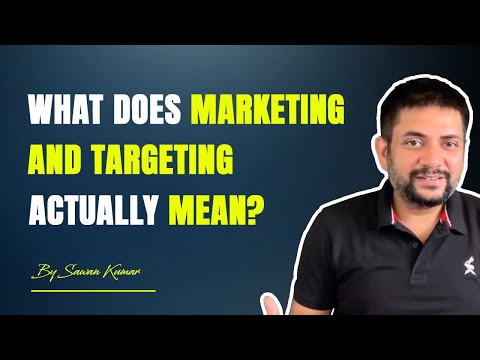 What does Marketing and Targeting actually mean? | By Sawan Kumar #shorts