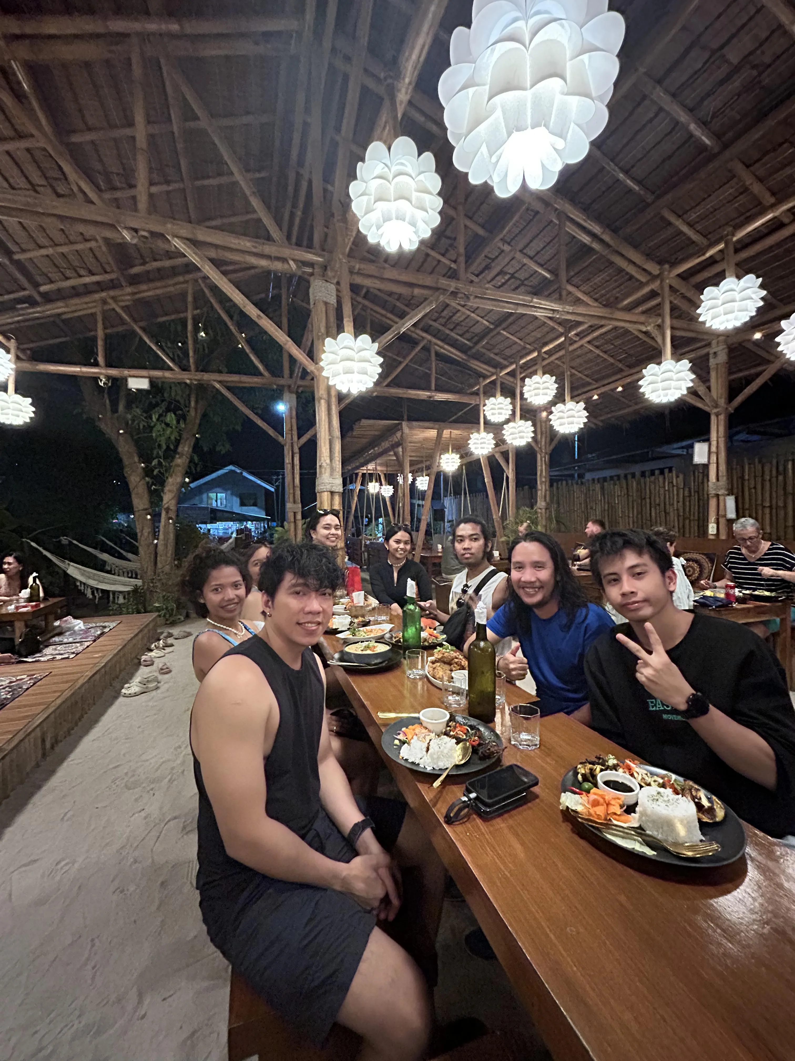 Dining at the Fine Food Bar in Siquijor