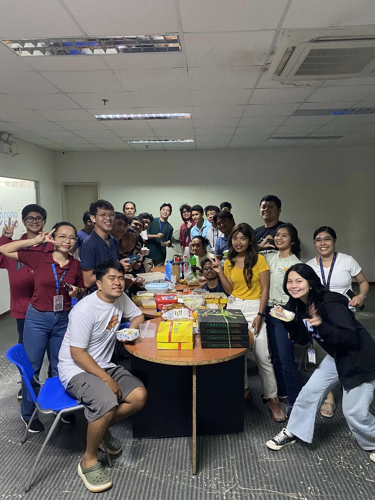 Potluck Celebration During Valentines Day