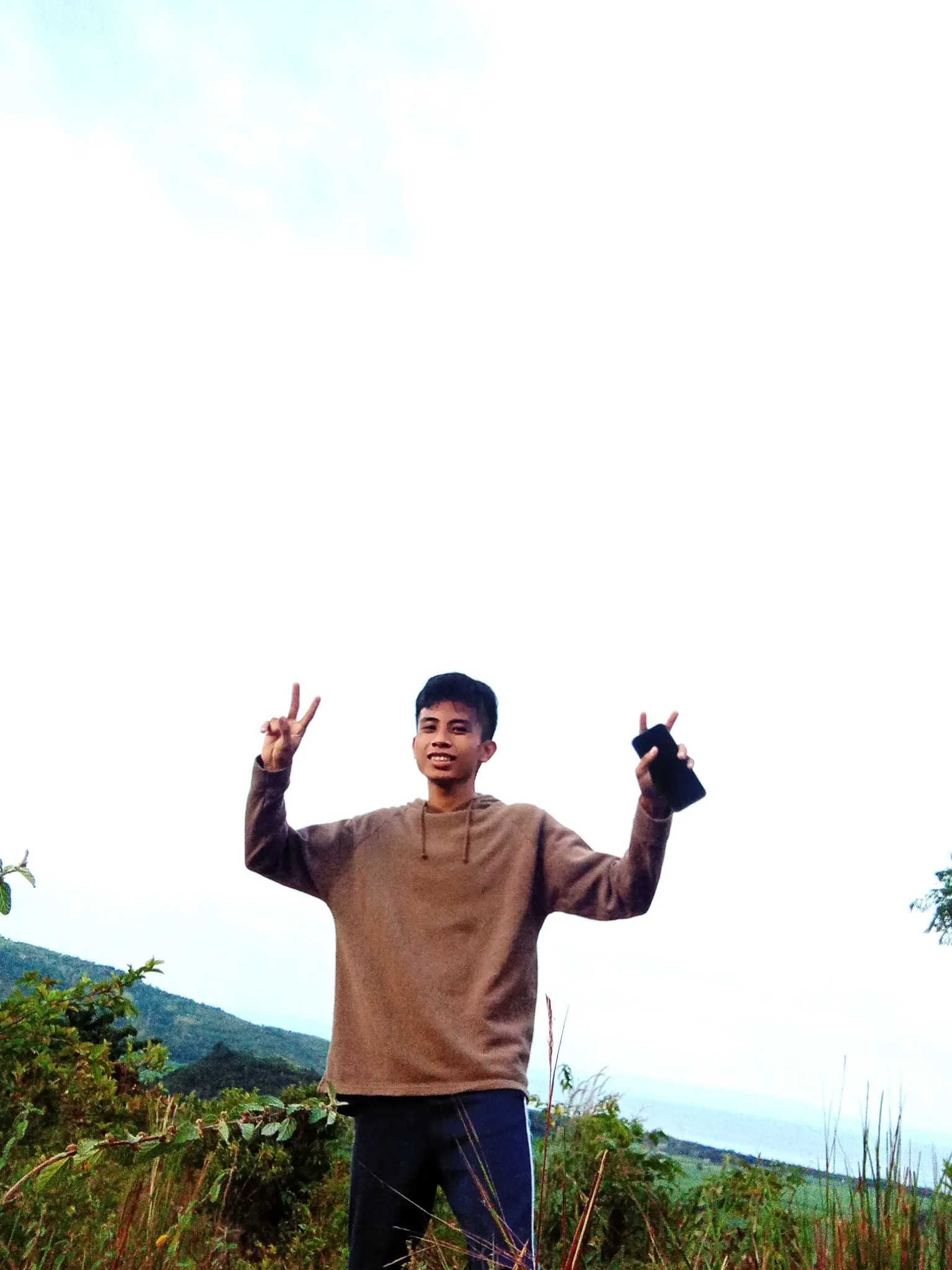 Hiking to the Mountain